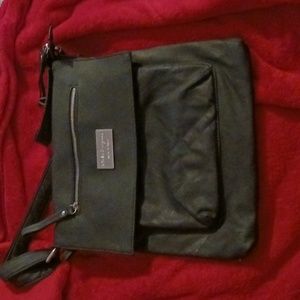 11x12 black Salvatore Ferragamo crossbody purse